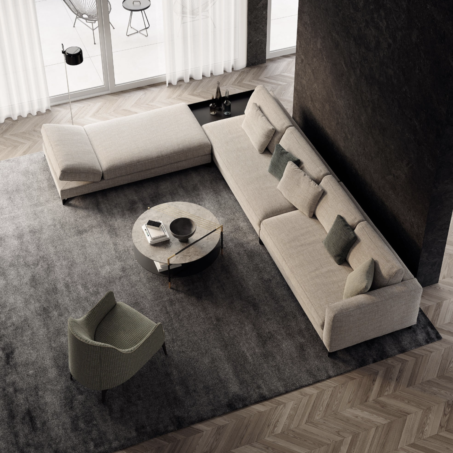Minkšti baldai "Davis" | Frigerio - Image 2